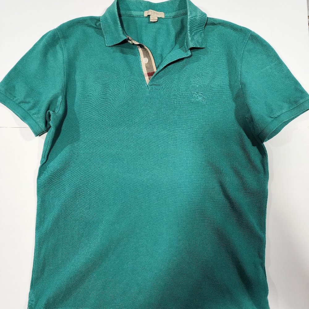 Burberry Green Polo